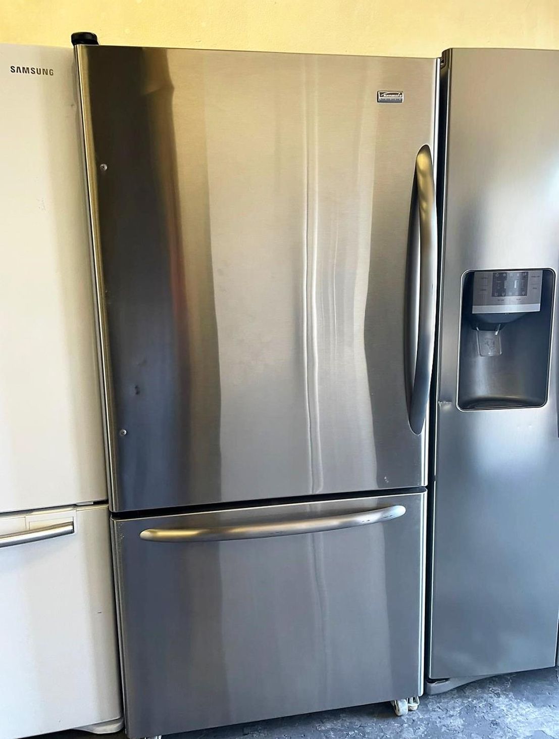 Kenmore Bottom Freezer Stainless Steel Refrigerator Fridge