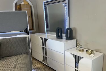 King bed set + mattress