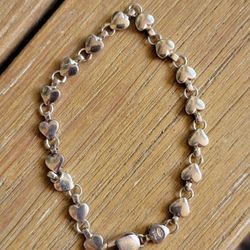 TIFFANY&Co Puff Heart Link Chain Bracelet