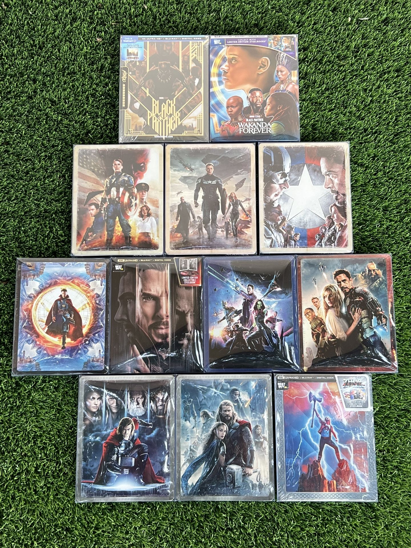 Marvel 4K & 3D SteelBook Lot Of 12