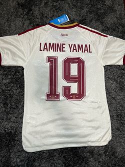 Official Spain/Lamine Yamal World Cup Soccer Champion Away Jersey