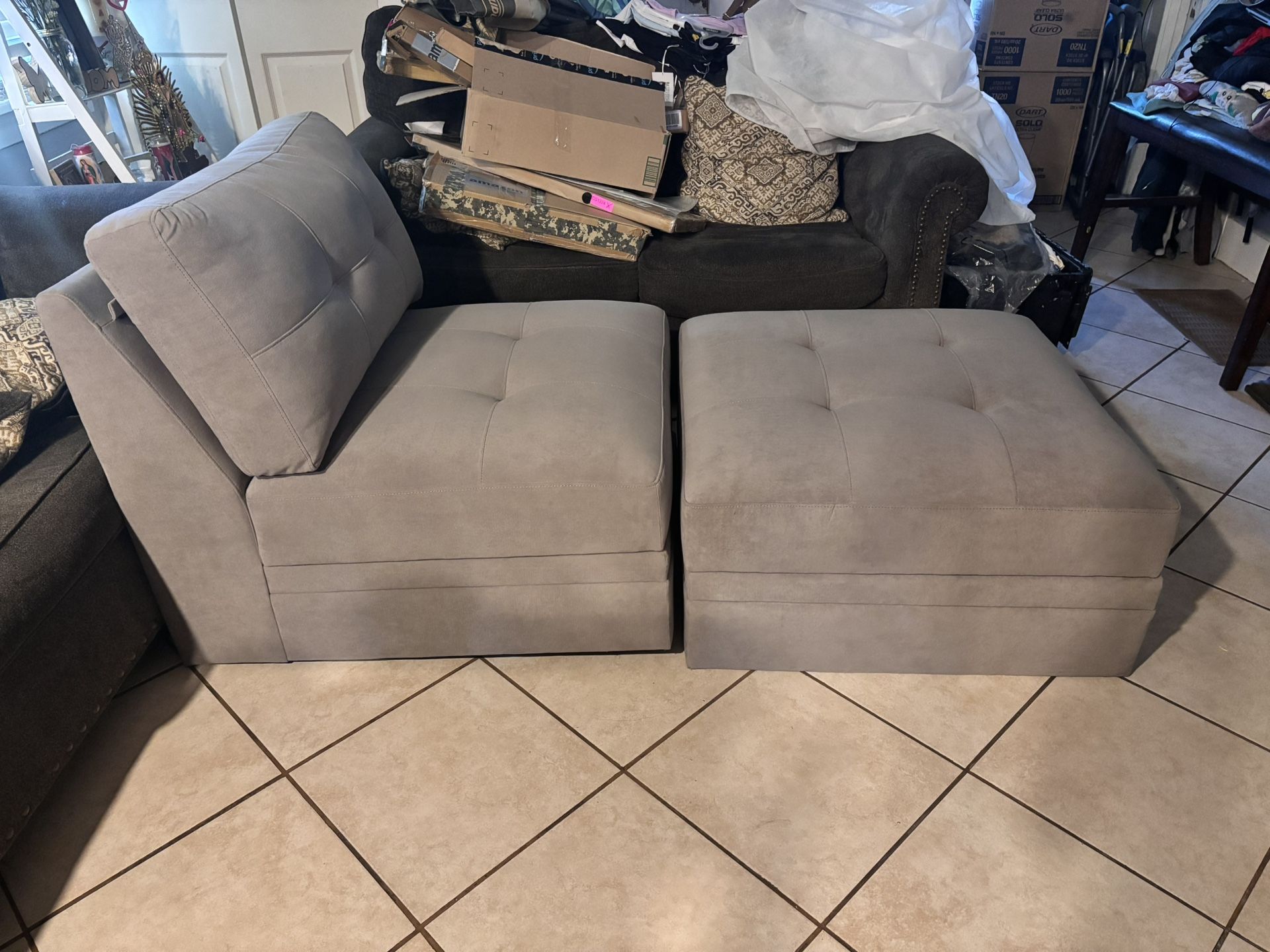 Brand New Singular Sofa And Ottoman