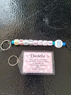 Danielle Key Chain Must pick up in Nashua Price is Firm.