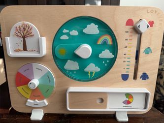 Lovevery Weather Board & Match & Tap Hammerbox