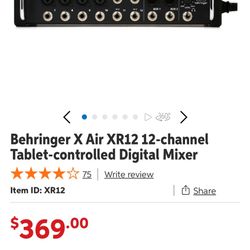 Behringer X Air 12