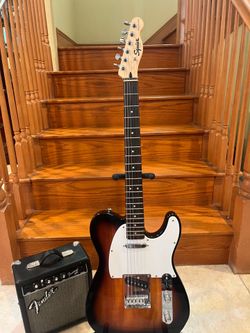 Squier Telecaster (Mint) w/ Fender Amp
