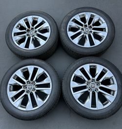 19” Toyota RAV4 factory wheels and tires new OEM rims