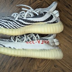 Adidas Yeezy Boost 350 V2 'Zebra' 2017 CP9654 Mens Size 6.5 Shoes Sneakers