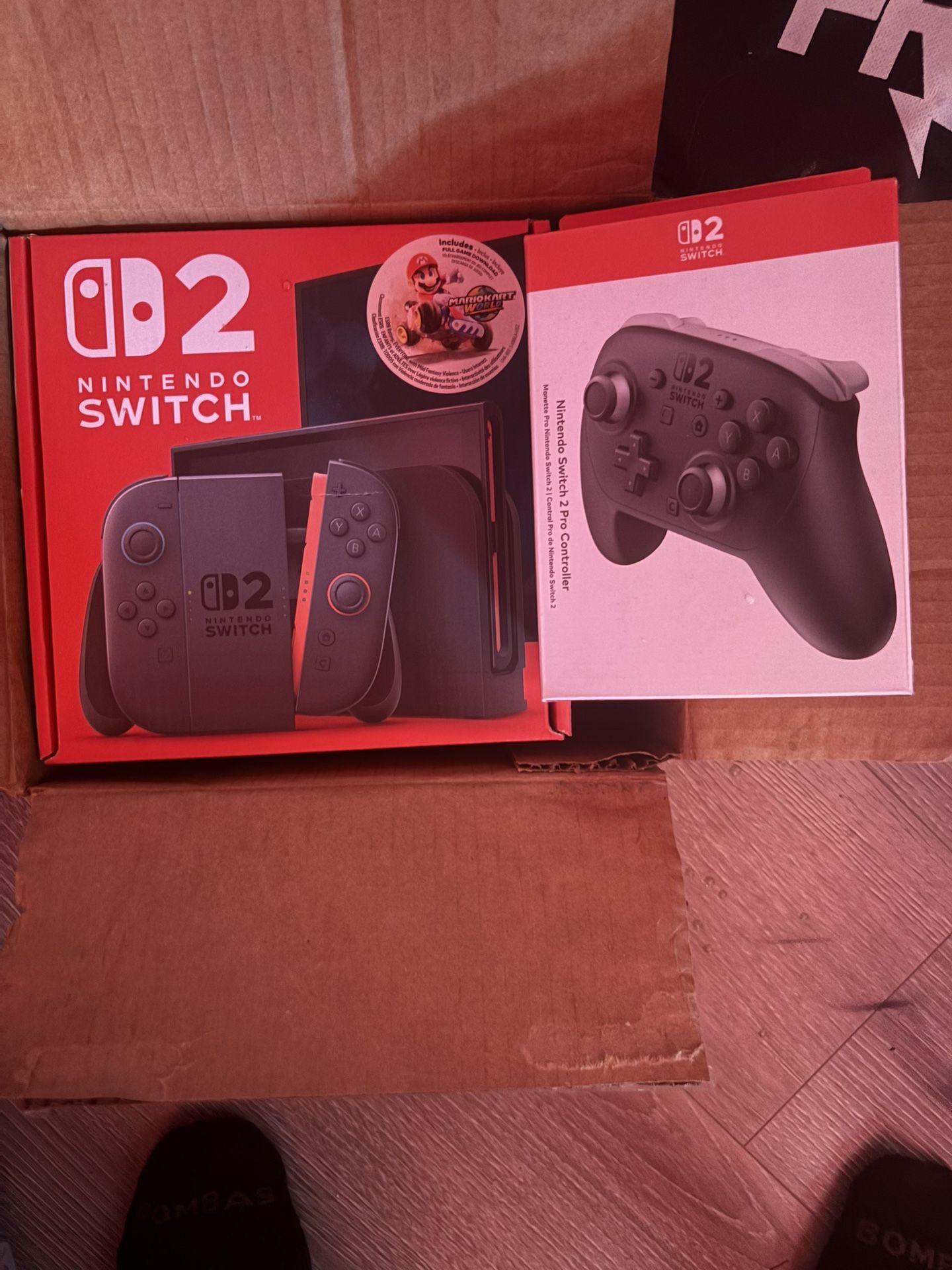 Nintendo Switch 2 Mariokart Bundle Unopened Brand New