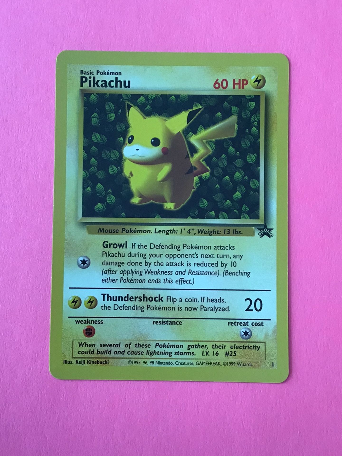 Ivy Pikachu Black Star Promo Pokemon Card 1