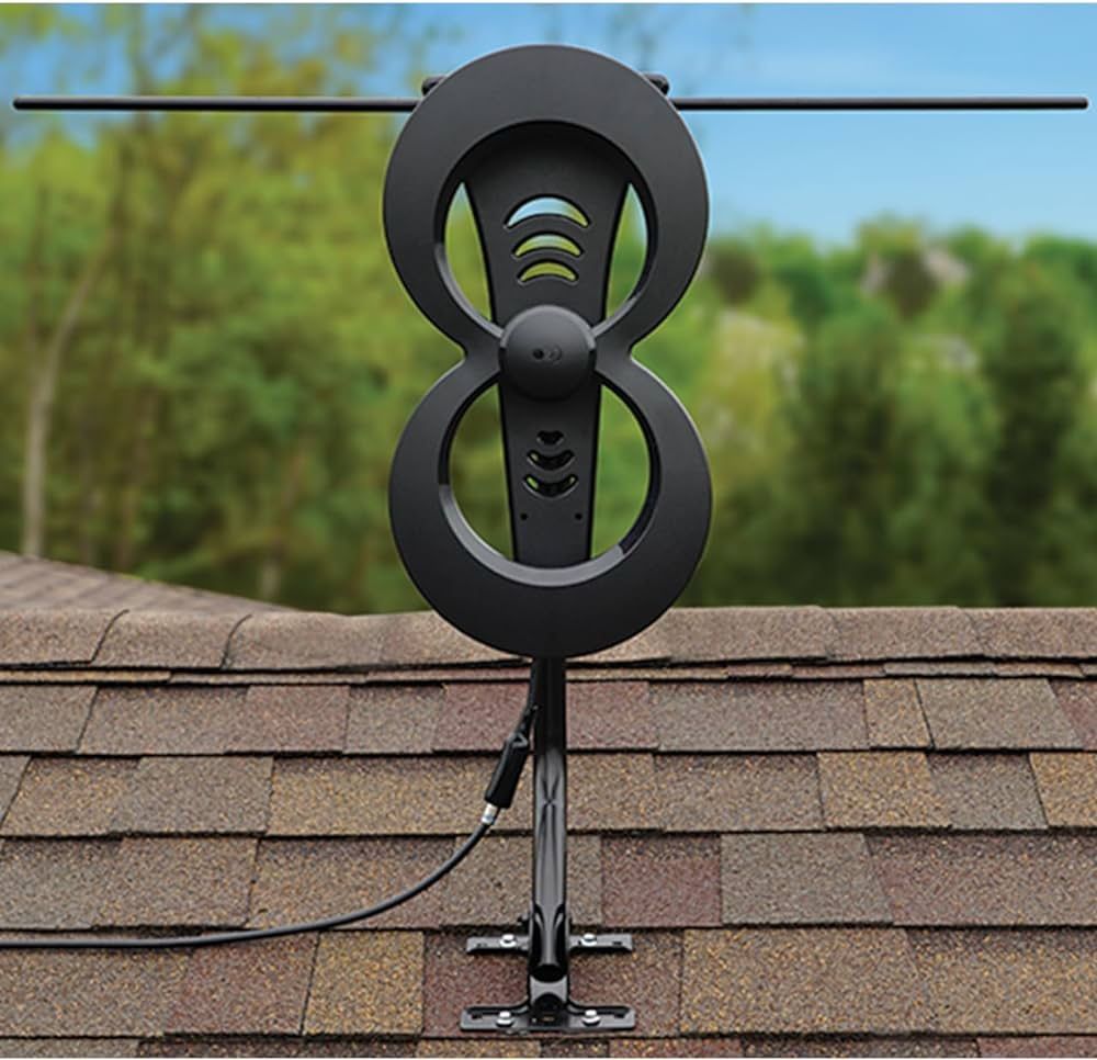 ClearStream 2MAX Indoor Outdoor UHD TV Antenna UHF VHF Multi-Directional, 60+ Mile Range