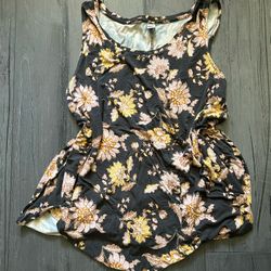 Floral Old Navy Luxe Tank