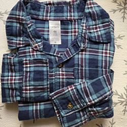 CARTERS 4T BOYS LONG SLEEVE SHIRT