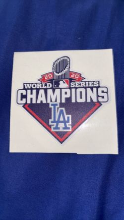 LA Dodgers 2020 World Series Champions Sticker