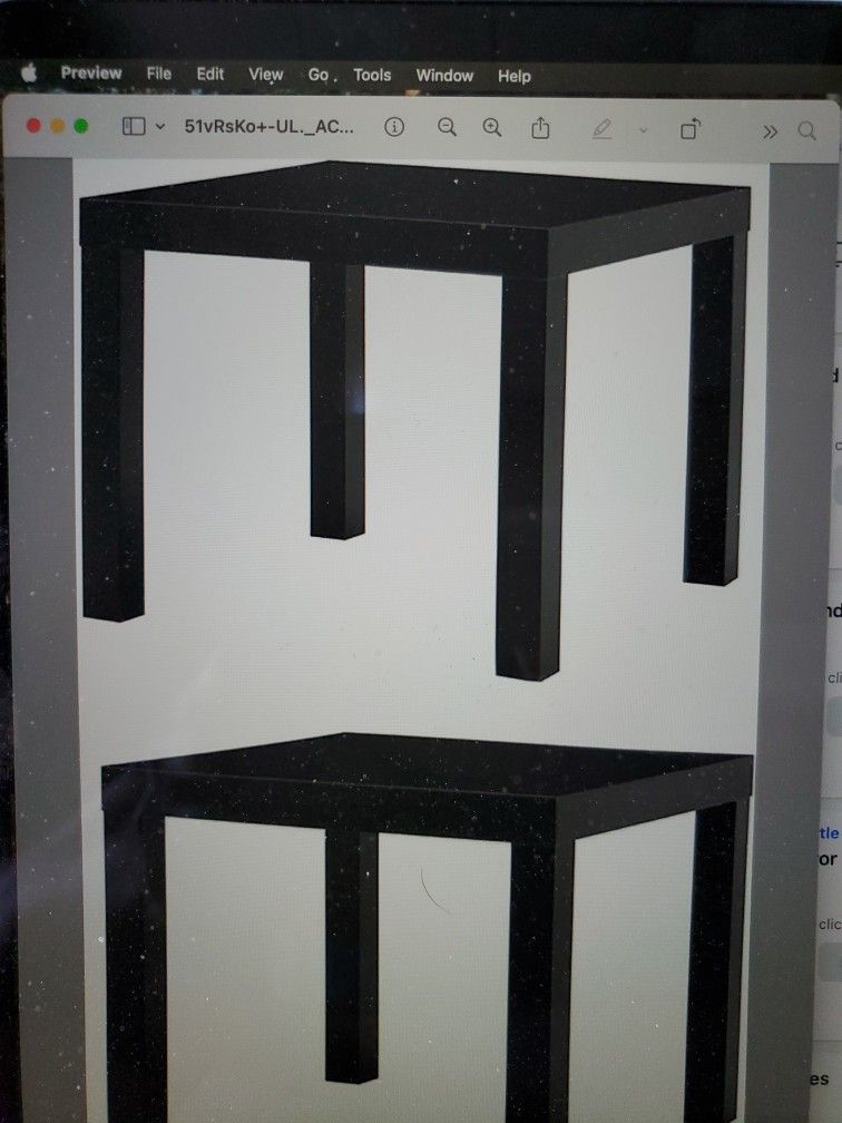 IKEA Small Black End Tables