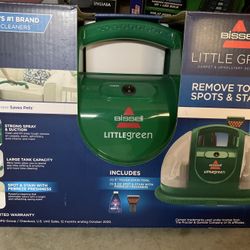 BISSELL LITTLE GREEN CARPET AND UPHOLSTERY DEEP CLEANER BRAND NEW TWO AVAILABLE RETAIL OVER $90+