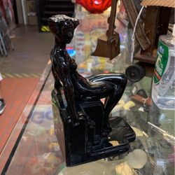 Vintage Art Deco Fitz And Floyd Book End Art Deco Lady