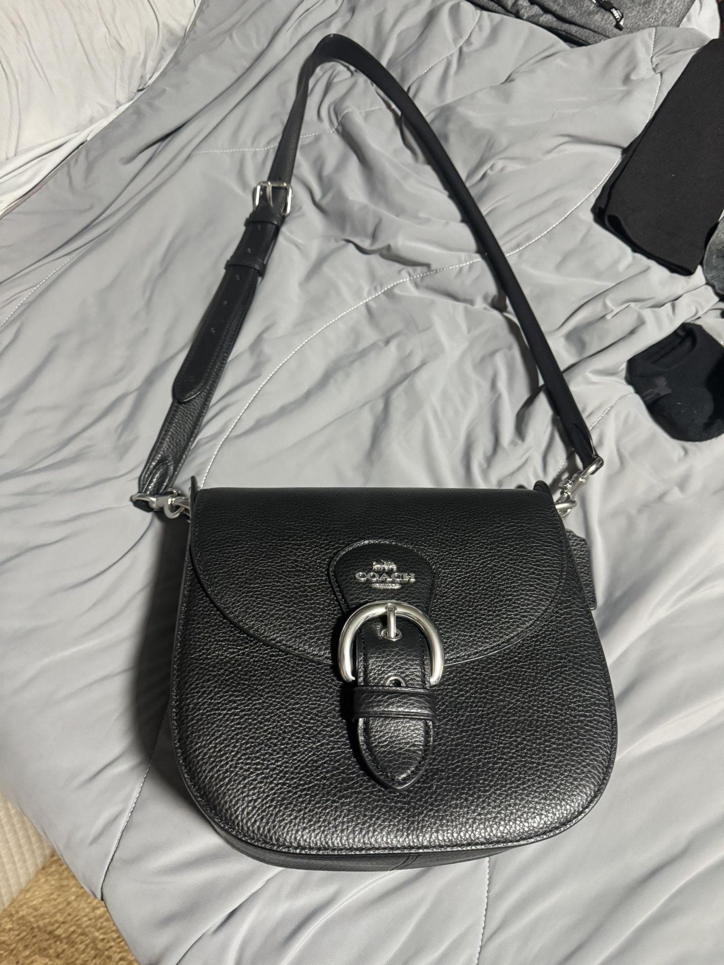 Black Medium Size Coach Purse