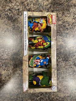Marvel Glass Cups