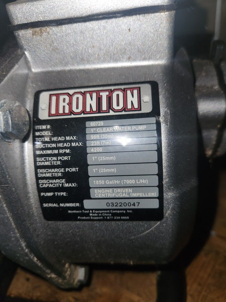 Ironton Water Pump