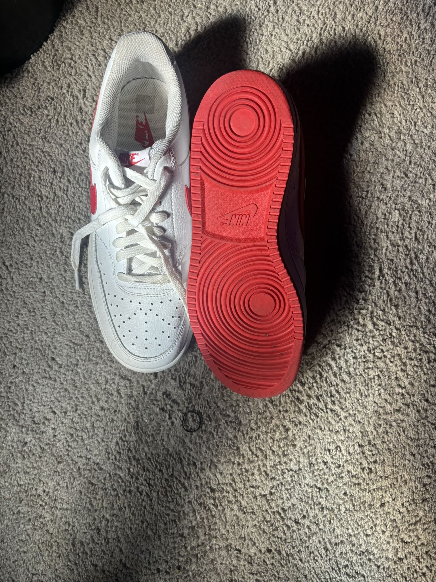 Nike Air Force Red Bottems