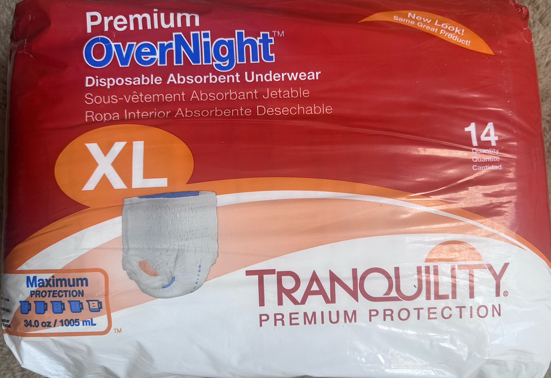 Tranquility Disposable Overnight Underwear