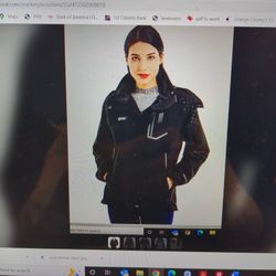 Women's Rain Jacket Waterproof Hiking Jacket 