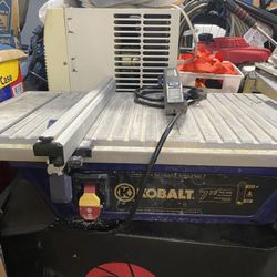 Kobalt 7” Wet Tile Saw 