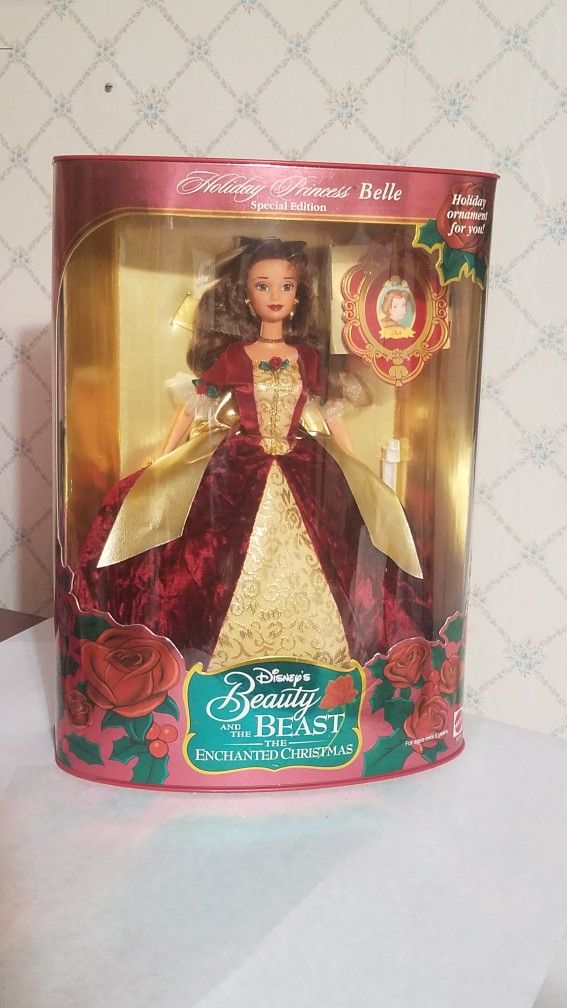 Disneys Holiday Princess Belle Barbie Special Edition 