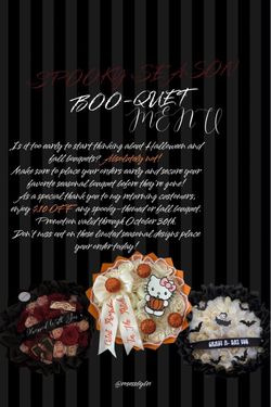 halloween & fall eternal bouquets only