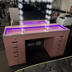 Pink Vanity Set