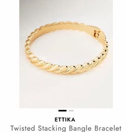 Ettika Twisted Stacking Bangle Bracelet