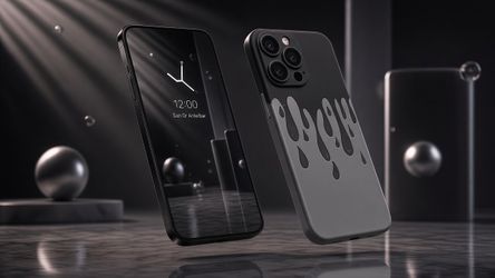 Luxury Matte Black Drip Case for iPhone 14 - BRAND NEW