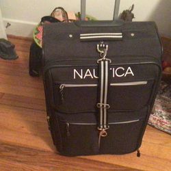Nautical Suitcase On Wheels, Great Condition, Used Twice, Looks Brand Spanking New.