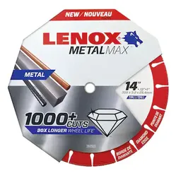 LENOX METALMAX Diamond grit 14-in Cutting Wheel Accessory Unused No Low Offers / Trades. Meet up in Burien Yes Available