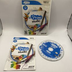 U Draw Studio Nintendo Wii 2010 CIB Complete Game only No Tablet