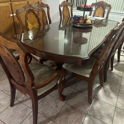 Ashley Dining Table And 8 Chairs