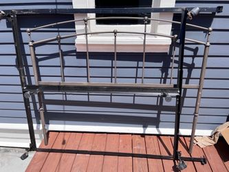 Queen bed frame and headboard