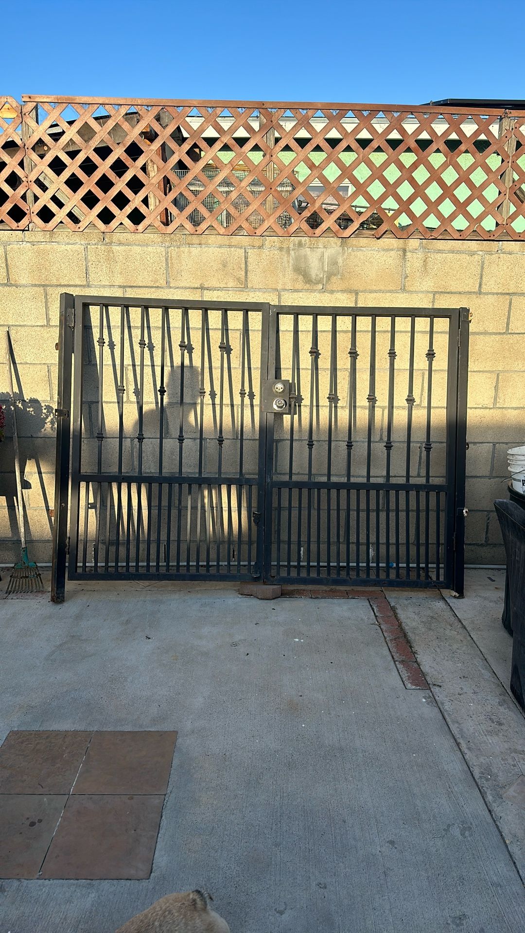 Metal Fence Door