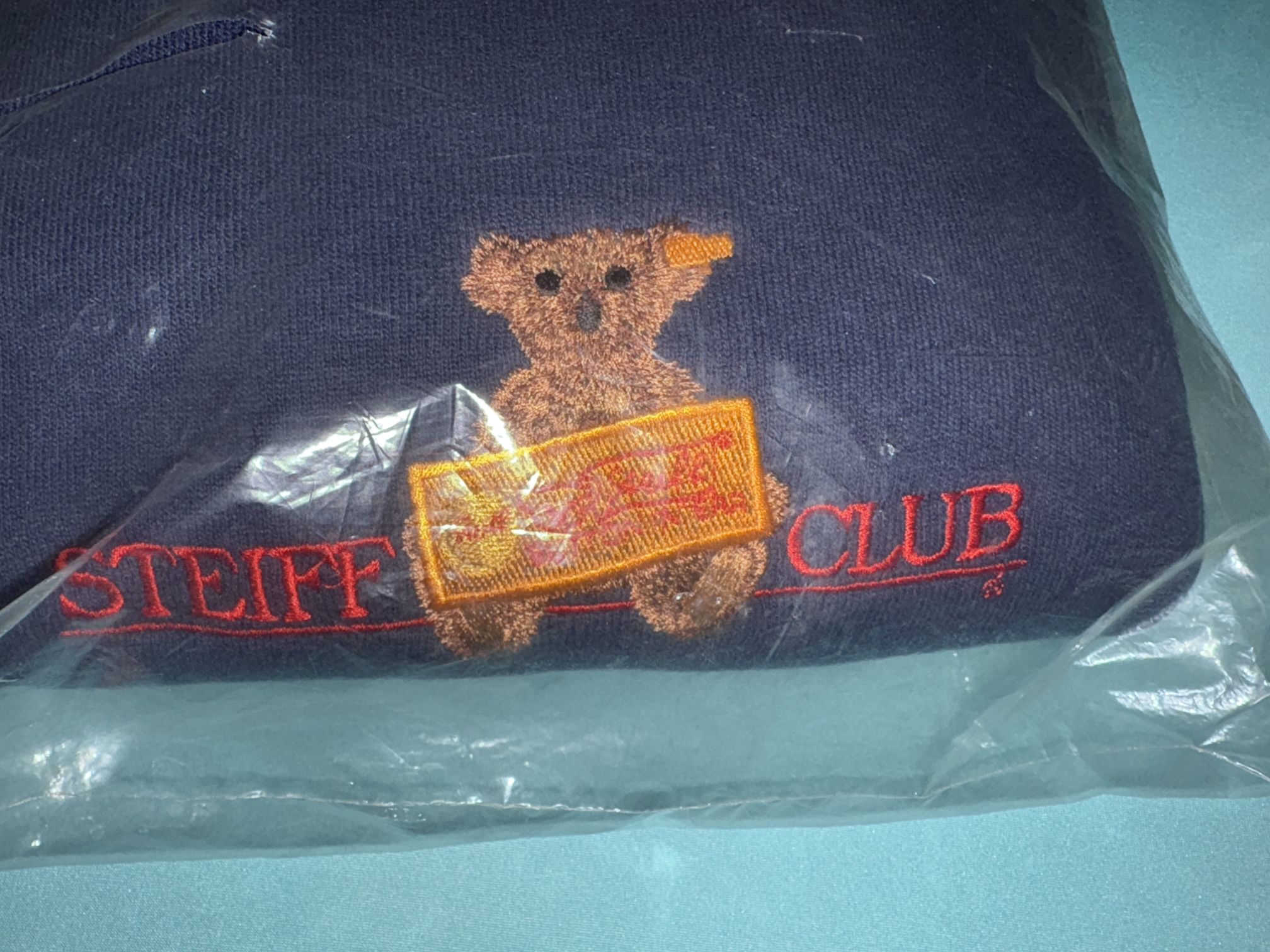 Steiff Club Navy Blue Sweatshirt New XL