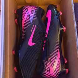 Nike Air Zoom Mercurial Vapor 16 Elite FG Firm Ground Soccer Cleats - Black/Pink Size 8.5 and 9.5
