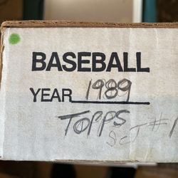 1989 Topps Baseball Cards Complete Set 792 Cards