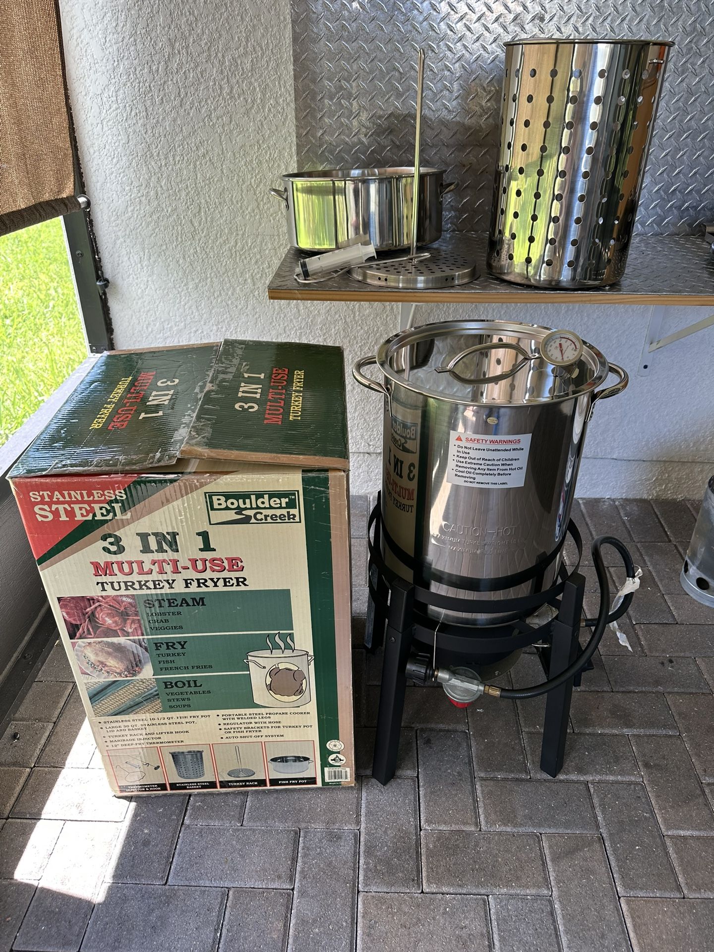 Turkey / Lobster, 🦞 🌽, Fish, Etc Fryer