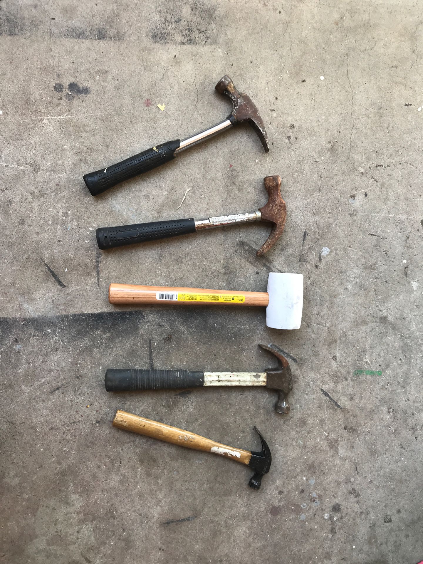 5 hammers