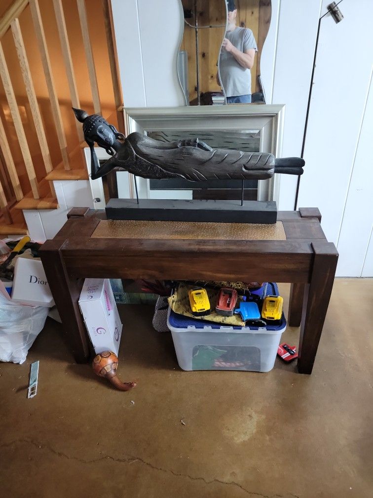 Console Table And Art