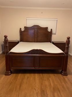 NEW! SOLID ROSEWOOD KING BED