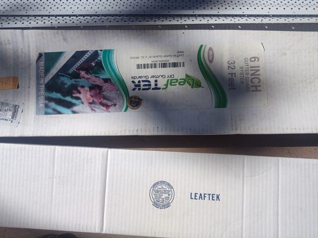 LEAF TEK GUTTER GUARD 6 INCH BY 32 FEET