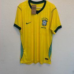 BRAZIL JERSEY  - YELLOW- ALL SIZES