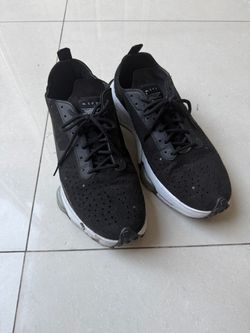 Nike Black Perforated Suede Low-Top Sneakers