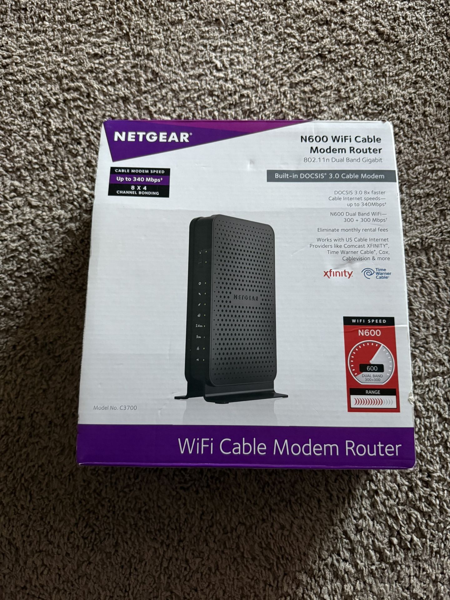 $40 Netgear WiFi Cable Modem Router